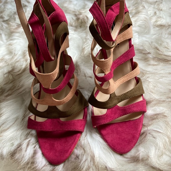 Zara Shoes - Zara Multi Color Heels